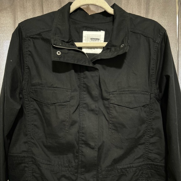 Women’s Black Utility Jacket - Picture 2 of 14